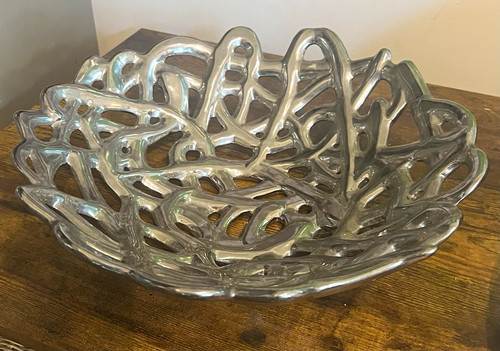 Centrepiece large bowl silver - centrepiece,