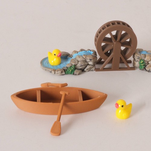 Water wheel model - wheel, fairy