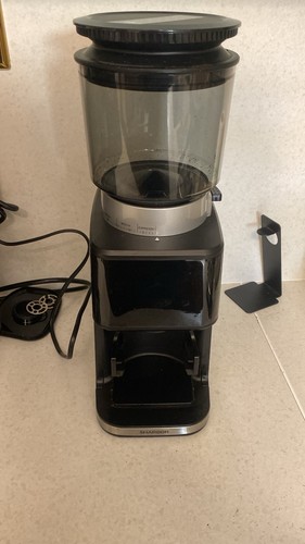 Conical burr coffee grinder - coffee,