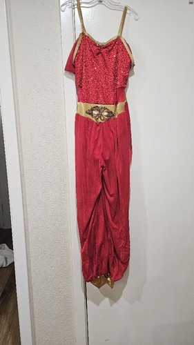 Girls red harem dance - red,