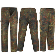 Army Trouser Genuine Vintage German Military Flecktarn Camo Cargo Pants