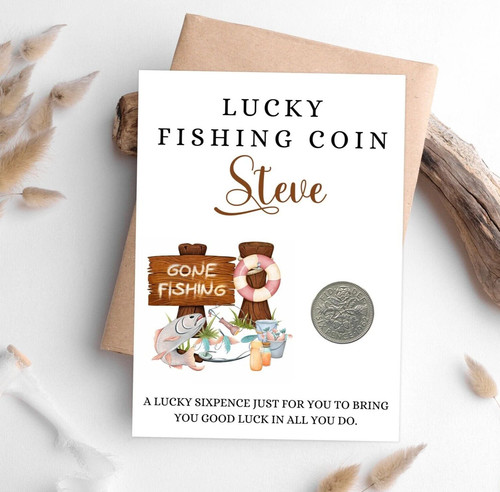 Personalised fishing gift men - gift,