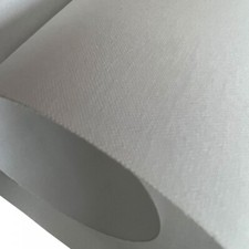 COTTON BUCKRAM FABRIC WHITE