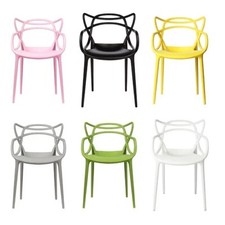 Set of 2/4/6 Master style Lounge Kitchen Dining Chair Retro Garden Outdoor Patio