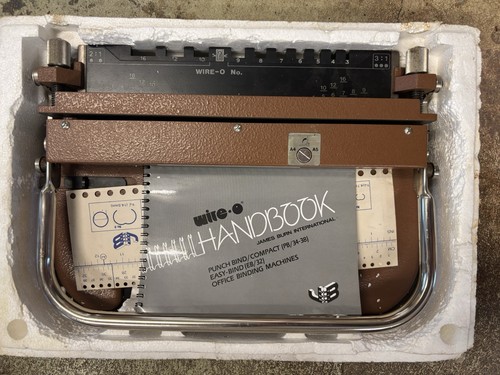 James burn punch binder - punch,
