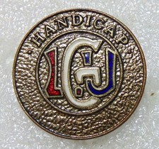 Vintage L G U / Ladies Golf Union Handicap Badge