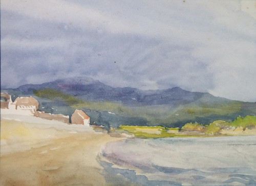 Original watercolour coastal - original, watercolour,