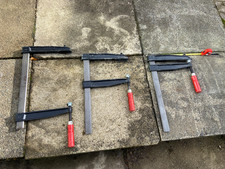 1 x Large Bessey TGN40T25 F clamp deep 250mm throat 7000N force 400mm opening