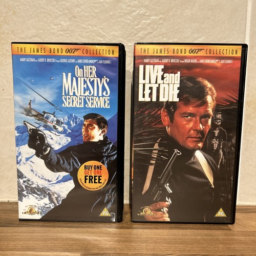 James bond collection vhs on - vhs,