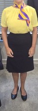 Monarch Airlines Cabin Crew Uniform Skirt Size 6 Used