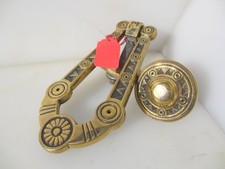 Antique Brass Door Knocker Old