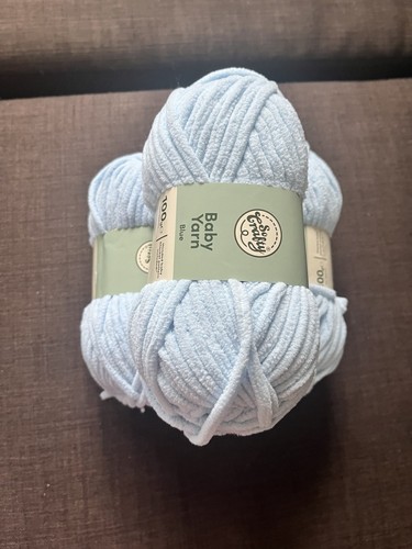 Aldi crafty baby yarn - baby, blue