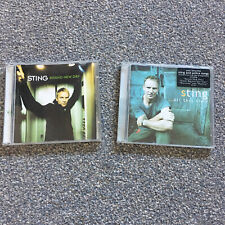 STING x2 Music CDs Bundle Brand New Day & All This Time Unchecked (see Info)