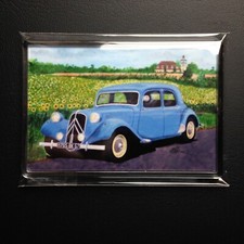 Citroen 15cv, plastic fridge magnet 
