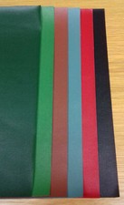 BUCKRAM BOOKBINDING CLOTH. 2 SELECTIONS. BIND A4 BOOKS 6 PIECES 525x335mm+BONUS