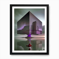 'Darkness' 3 Art Print Framed