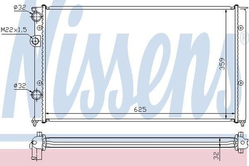 Nissens radiator for - nissens,