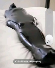 Latex Gummi Full Cover Sleep bag  back zip BDSM Customized