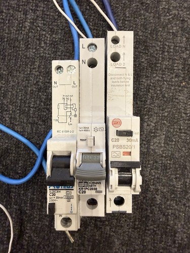 Rcbo circuit breakers c20 - 3, x