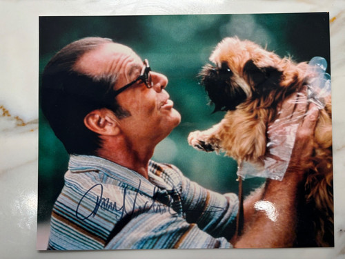 Jack nicholson signed photo - signed,