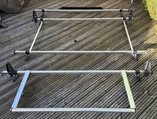Vauxhall Vivaro Roof Rack 4 bars + roller Rhino van 2002 - 2014