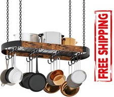 31.7-Inch Hanging Pot Rack