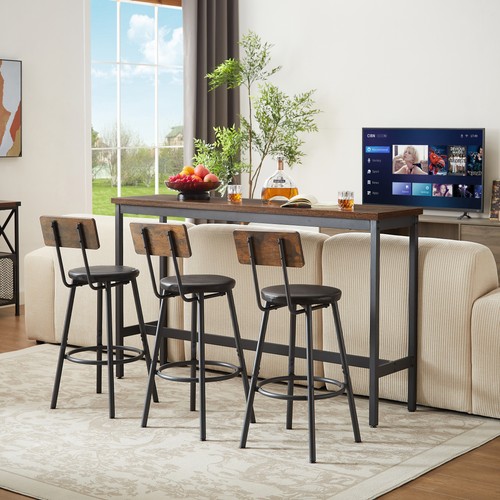 Long bar table set pu - long,