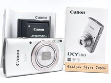 [Excellent] Canon IXY 180 Silver PowerShot ELPH 180 IXUS 175 20MP Digital Camera