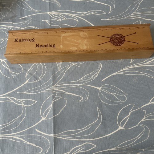 Old wooden knitting needles - wooden,