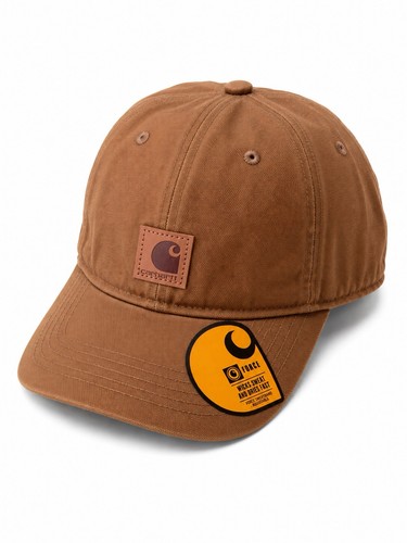 Carhartt brown cotton cap - brown,