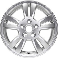 New 15" x 6" Silver Alloy