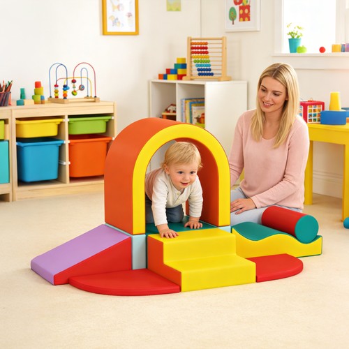 Kids soft play set 10pcs - play,