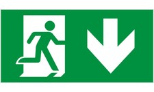 Emergency Lighting Green Down