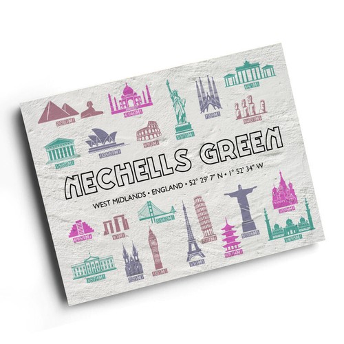 Print nechells green - a4,