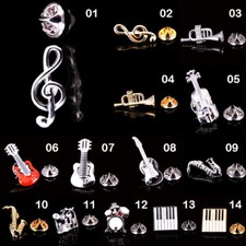 Musical Note Enamel Brooch Pin Suit Shirt Lapel Jewelry Badges Men Women Brooch