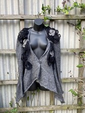 Ladies cardigan asymmetrical - ladies,