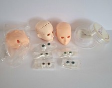 3 x Obitsu Doll Heads.  5 x