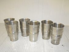 6 x Vintage Old Germany pewter cup from 1950 Rein Zinn, German Pewter Shot glass
