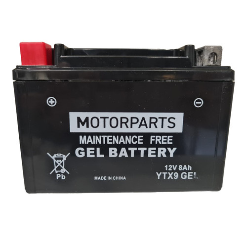 Motorparts ytx9 gel battery - motorparts,