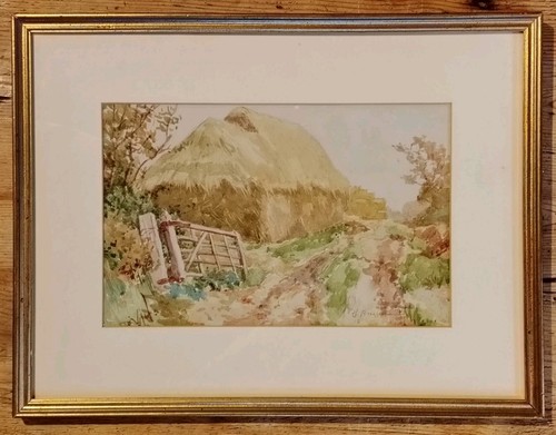Vintage watercolour painting - watercolour,