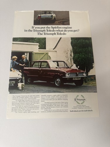 Original vintage 1973 triumph - original,