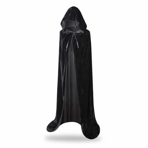 Hooded velvet cloak for adults - cloak,