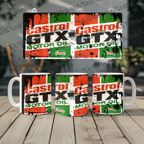 Retro castrol gtx - motor, oil