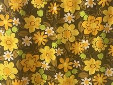 Vintage 1960s 1970s Colourful