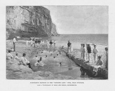 SWANAGE Bathing in the