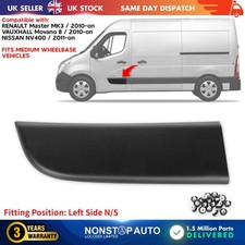 FRONT LEFT DOOR SIDE MOULDING STRIP PANEL FITS NISSAN NV400 VAUXHALL MOVANO B