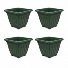 Square plant pots - pots, 38cm