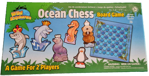 Ocean chess board game wild - ocean, by