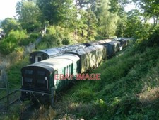 PHOTO  CARRIAGE STORAGE ON A DISUSED RAILWAY THE FIRST GROOMBRIDGE RAILWAY STATI
