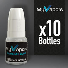 TECC Vape Juice 10x10ml BUNDLE 3mg-18mg E-Liquid My Vapors UK Deal 60PG / 40VG